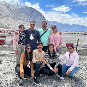 A picture of a family