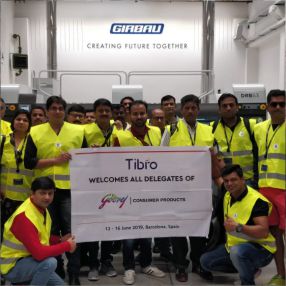 Corporate team visit to Girbau, hosted by Tibro for Godrej.