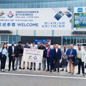 Group posing outside the CITME 2024 event venue.